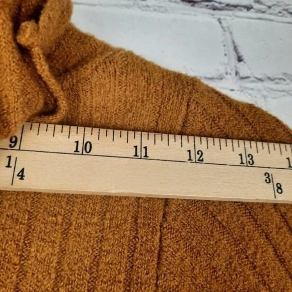 Free People Turtle Neck Ribbed Long Sleeve Sweater - Picture 11 of 13